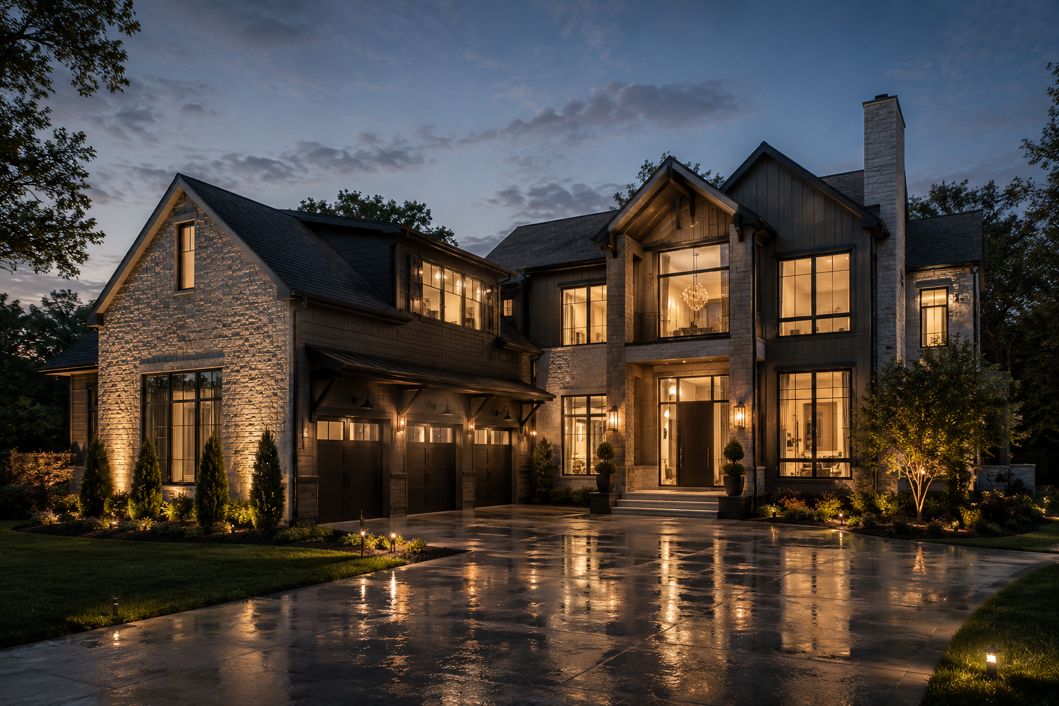 Nashville home construction site